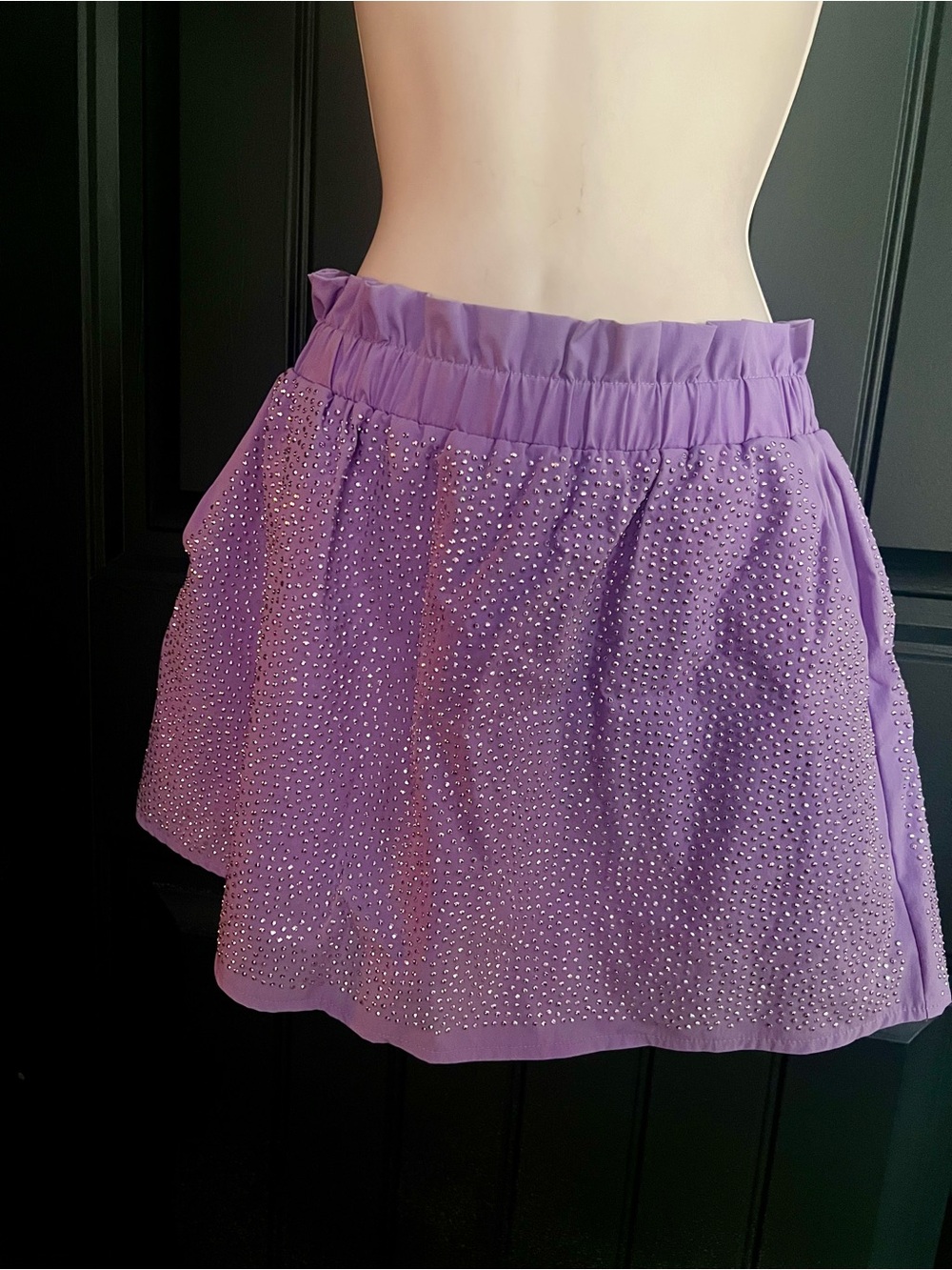 Queen of Sparkles Embellished Mini Skort- Excellent Condition
